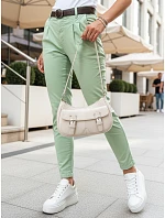 Dámské kalhoty chinos s páskem MODELA mint FashionStreet UY2631 Dámské kalhoty chinos s páskem MODELA mint FashionStreet UY2631