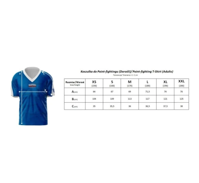Tričko MASTERS pro model 21352318 - Point