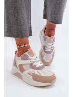 Dámské tenisky na platformě fialové model 21654522 - Boto Dámské tenisky na platformě fialové model 21654522 - Boto