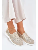 Dámské Polobotky Nazouvací S Zlaté model 21689110 - EVENTO Dámské Polobotky Nazouvací S Zlaté model 21689110 - EVENTO