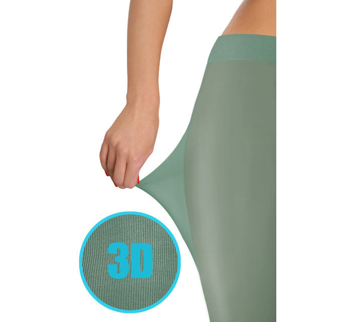 Sesto Senso Anticelulitidní punčochové kalhoty 50 Den 3D Microfiber Florence Green
