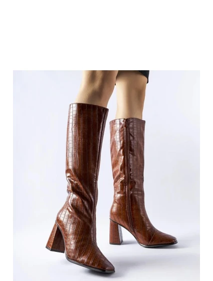 Kozačky na podpatku model 204729 Solea Kozačky na podpatku model 204729 Solea