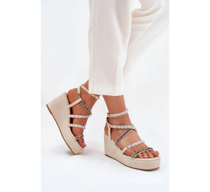 Bota na klínech  model 215005 Step in style