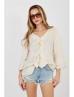 Košile s dlouhým rukávem model 225519 Italy Moda