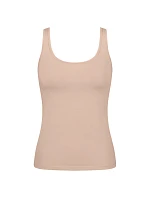 Dámské tílko GO Daily Cotton Tank top - BROWN - béžové 00LZ - SLOGGI