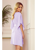 SOFIA Dámské šaty ve světle vřesové barvě model 8979272 - numoco