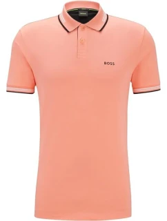 Pánská polokošile  Open Red slim fit červená model 21350319 - Boss