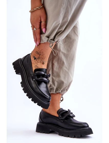 Kožené boty Big Star Černe model 21618129 - Big Star Shoes