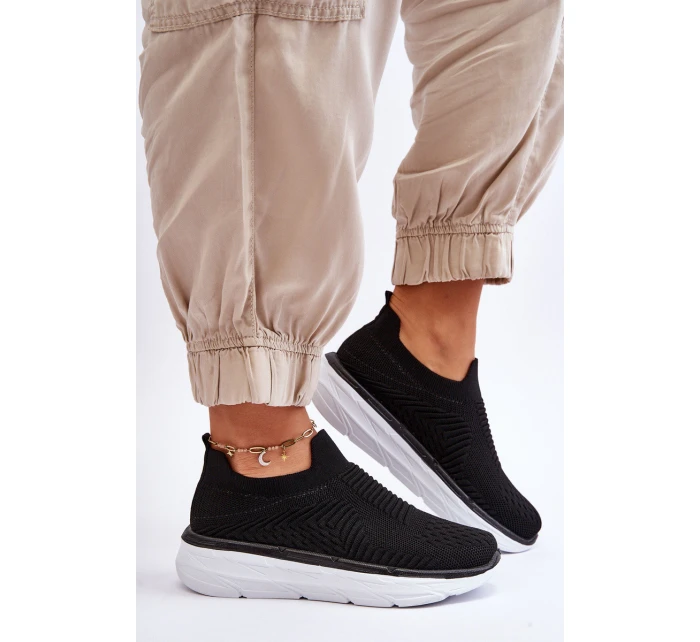 Dámská nazouvací sportovní obuv Černá Ferive