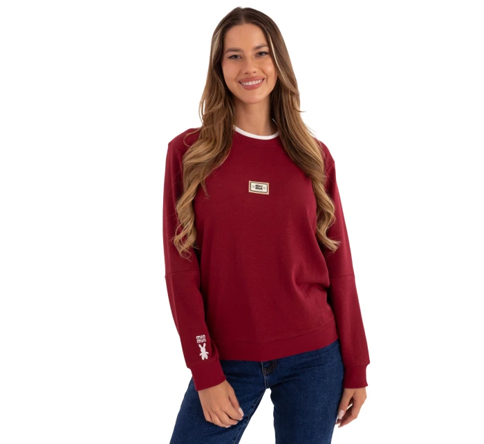 Bluza RV BL model 21319837 bordowy - FPrice Bluza RV BL model 21319837 bordowy - FPrice