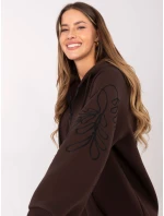 Bluza RV BL model 21421300 ciemny brązowy - FPrice Bluza RV BL model 21421300 ciemny brązowy - FPrice