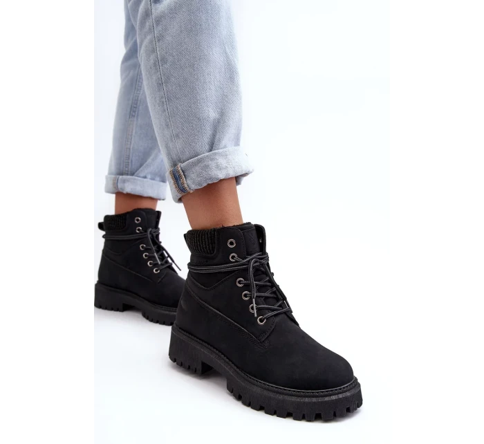 Dámské zateplené boty Black Cross Jeans Dámské zateplené boty Black Cross Jeans