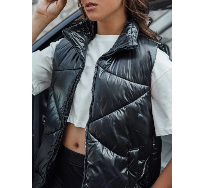 Dámská prošívaná vesta černá Dstreet model 21979872 - FashionStreet