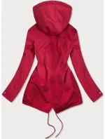 Oboustranná dámská bunda v bordó barvě (BR9762) Oboustranná dámská bunda v bordó barvě (BR9762)