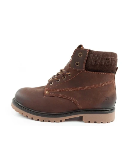 Arch pánské boty model 21420749 boots smart leather dark brown - Wrangler