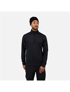 Pánská mikina ROSSIGNOL MID LAYER STRETCH HZ, černá