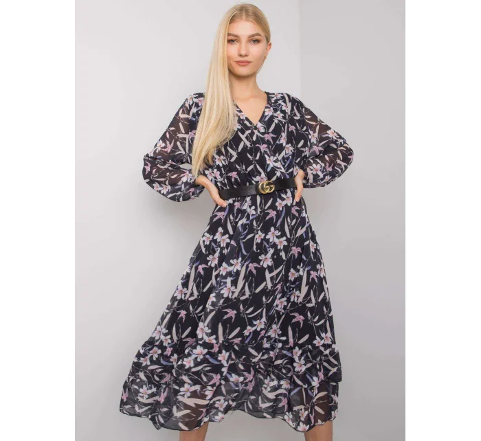 Šaty EM SK 2910 1.36 tmavě modrá Šaty EM SK 2910 1.36 tmavě modrá