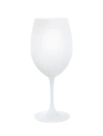 Bílá sklenice na víno 350 ml