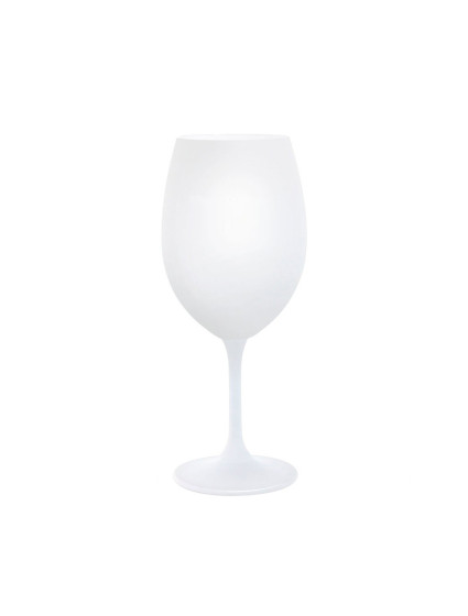 Bílá sklenice na víno 350 ml
