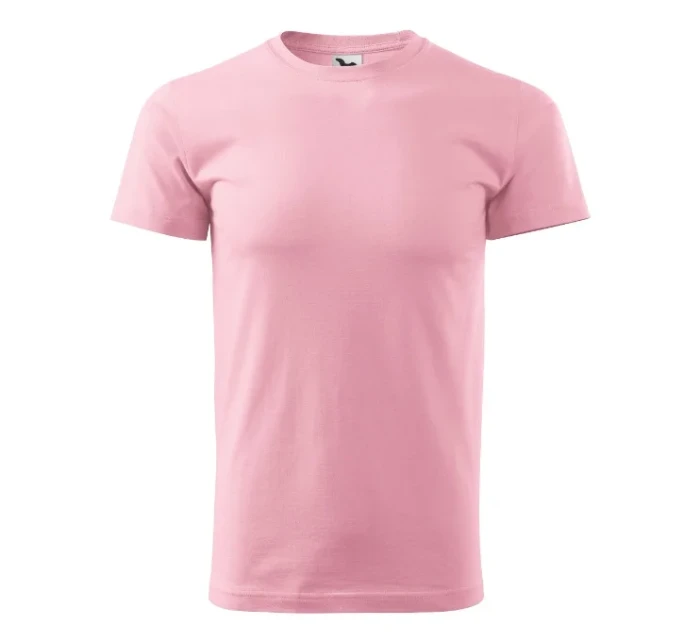 Basic tričko pánské růžová Basic tričko pánské růžová