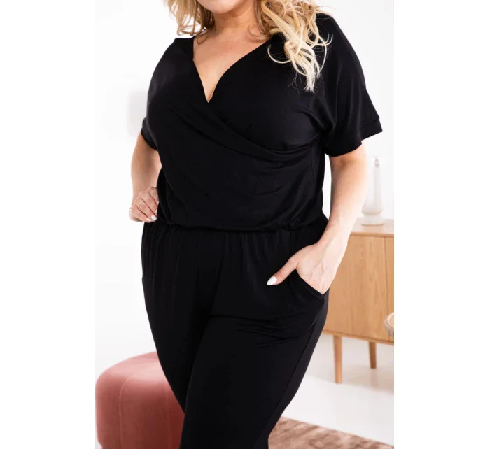 Dámská kombinéza Ibiza model 19905330 černá - Karko Dámská kombinéza Ibiza model 19905330 černá - Karko