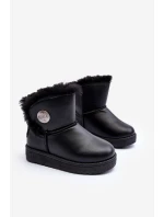 Dětské sněhule s z kožešiny černé Big Star model 21637354 - Big Star Shoes Dětské sněhule s z kožešiny černé Big Star model 21637354 - Big Star Shoes