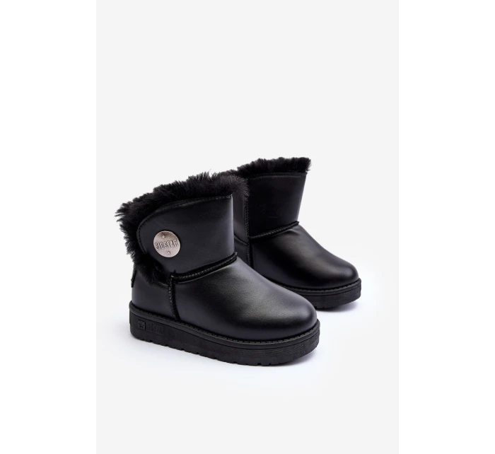 Dětské sněhule s z kožešiny černé Big Star model 21637354 - Big Star Shoes Dětské sněhule s z kožešiny černé Big Star model 21637354 - Big Star Shoes