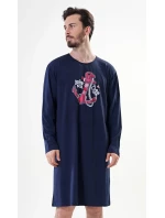 Pánská noční košile s dlouhým rukávem Kotva Pánská noční košile s dlouhým rukávem Kotva