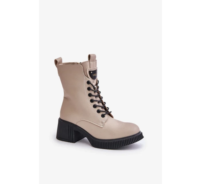 Boty na podpatku model 201012 Step in style Boty na podpatku model 201012 Step in style