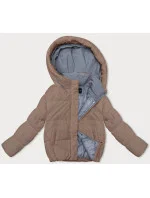 Tmavě béžová dámská sportovní bunda model 21246357 - Miss TiTi