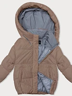 Dámská sportovní bunda tmavě béžová (3096)