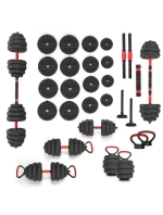 HMS SGN140 sada závaží 6v1 (činka, činky a kettlebell) 40 kg HMS SGN140 sada závaží 6v1 (činka, činky a kettlebell) 40 kg