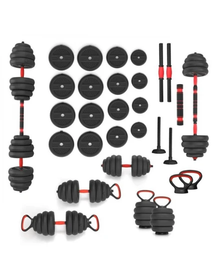 HMS SGN140 sada závaží 6v1 (činka, činky a kettlebell) 40 kg HMS SGN140 sada závaží 6v1 (činka, činky a kettlebell) 40 kg