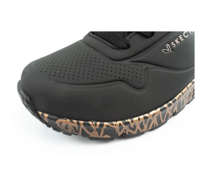 Skechers Uno-Loving Love dámské sportovní tenisky módní černé dámské boty