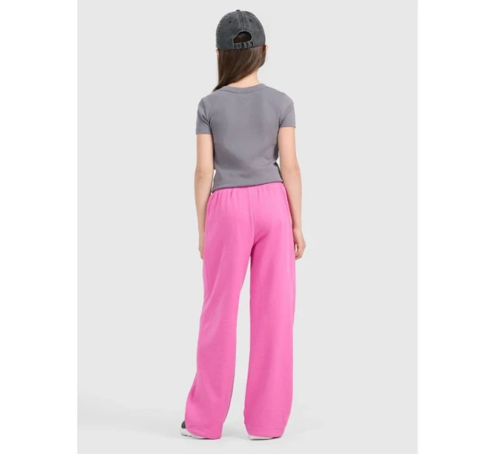 Dívčí tepláky s širokými nohavicemi model 21907174 - 4F Dívčí tepláky s širokými nohavicemi model 21907174 - 4F