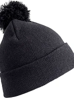Result Headwear RC 028X Pletená čepice s bambulí 28.028X black