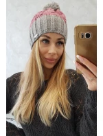 Paris fleecová čepice K212 tmavě model 18750057 - K-Fashion Paris fleecová čepice K212 tmavě model 18750057 - K-Fashion