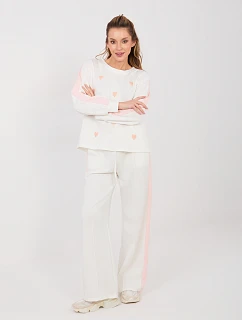 Spodnie dresowe IT DR model 22067076 ecru - FPrice