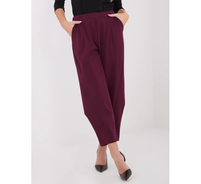 Spodnie IT SP model 21782588 bordowy - FPrice