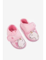 Dětské bačkory na suchý zip – růžové Jeselle Dětské bačkory na suchý zip – růžové Jeselle