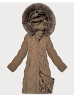 Dámská zimní bunda s kapucí J Style camel (16M9201-84) Dámská zimní bunda s kapucí J Style camel (16M9201-84)