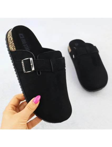 Big Star W SS274736 INT2156A semišové žabky Big Star W SS274736 INT2156A semišové žabky