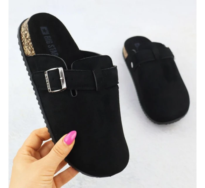 Big Star W SS274736 INT2156A semišové žabky Big Star W SS274736 INT2156A semišové žabky