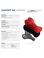 Rogelli EXPLORE šortky se šlemi černé 2XL Rogelli EXPLORE šortky se šlemi černé 2XL