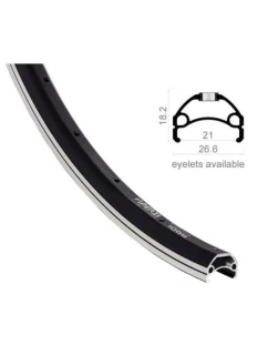 VIPER 26'' 559x21 černý ráfek s 36 otvory.