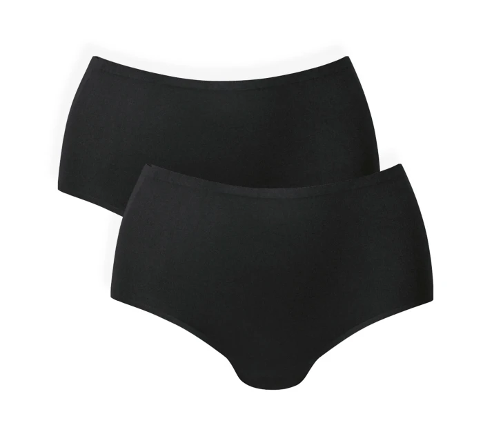 Essential vyšší kalhotky dvojité balení 1343-2 black - Anita Classix