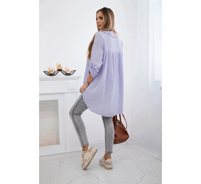 Bavlněná mušelínová košile Bavlněná mušelínová košile