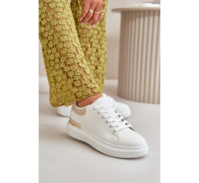 Nízké dámské tenisky na platformě z ekokůže model 21667633 - Boto Nízké dámské tenisky na platformě z ekokůže model 21667633 - Boto