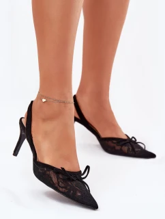 Krajkové Lodičky S  Černé model 21698809 - Boto