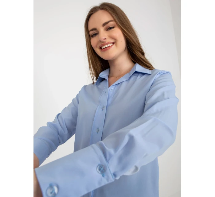 Košile LK KS 508148.12P světle modrá